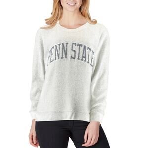 Women's Size S Pressbox Gray Penn State Nittany Lions Helena Comfy Sweatshirt